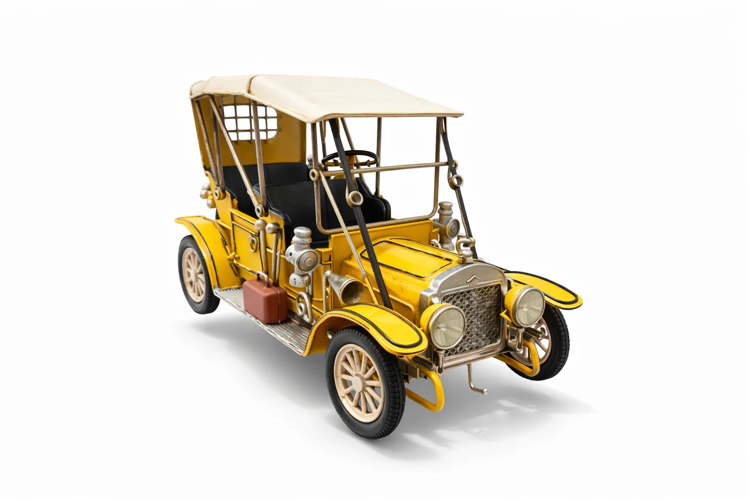 Dekoratif Metal Nostaljik Araba – Vintage Klasik Otomobil Masa ve Raf Dekoru