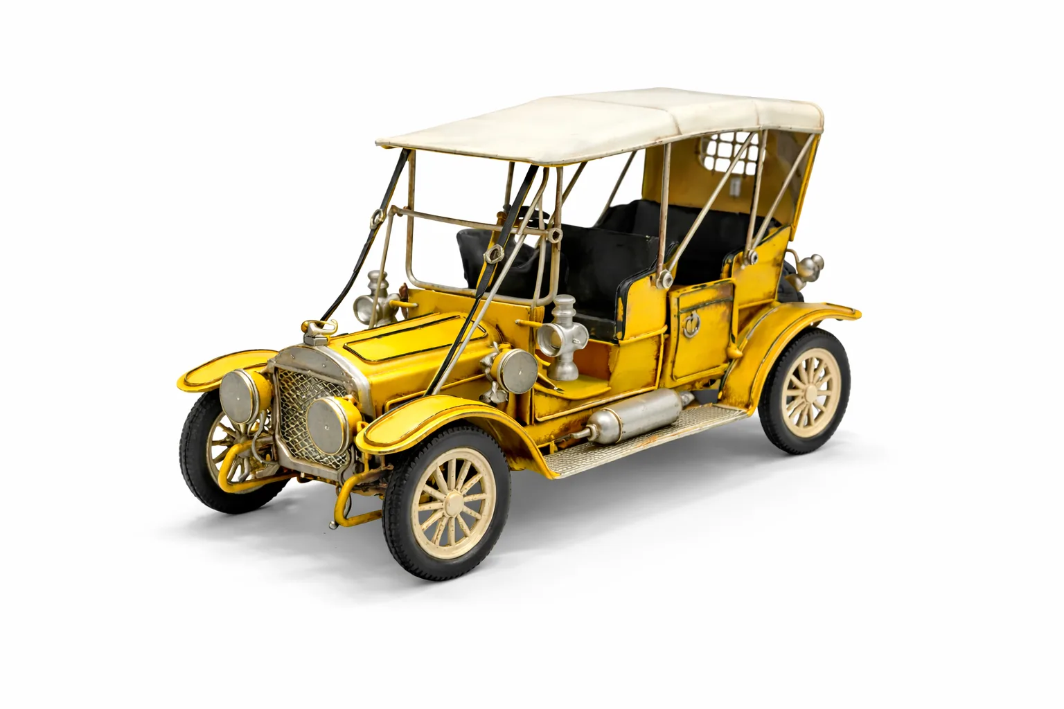 Dekoratif Metal Nostaljik Araba – Vintage Klasik Otomobil Masa ve Raf Dekoru