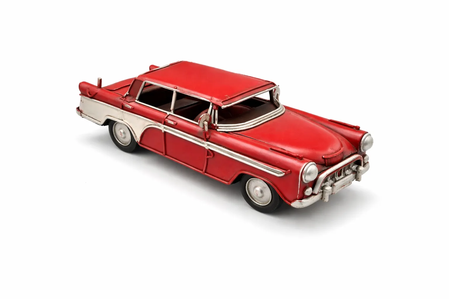 Dekoratif Metal Nostaljik Araba – Vintage Klasik Araba Masa ve Raf Dekoru