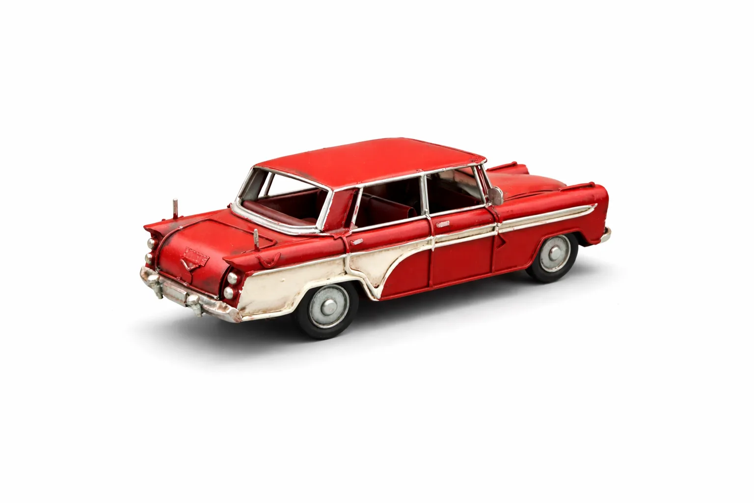 Dekoratif Metal Nostaljik Araba – Vintage Klasik Araba Masa ve Raf Dekoru