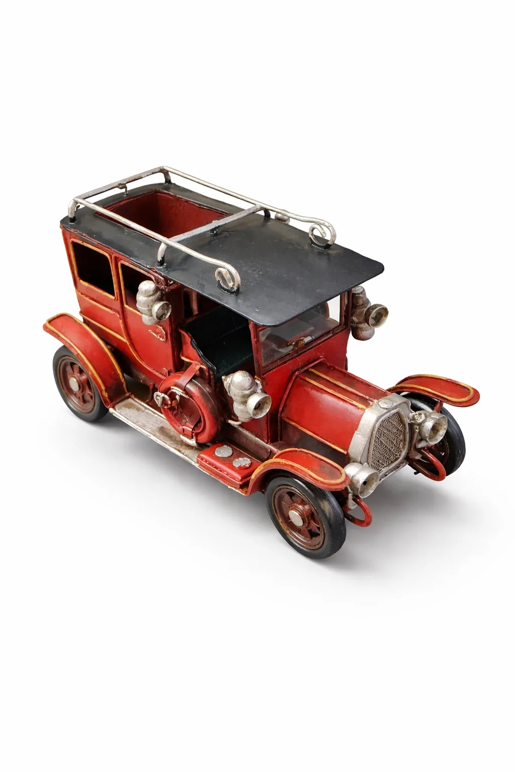 Dekoratif Metal Araba Kalemlik – Nostaljik Vintage Araba Masa Üstü Kalemlik
