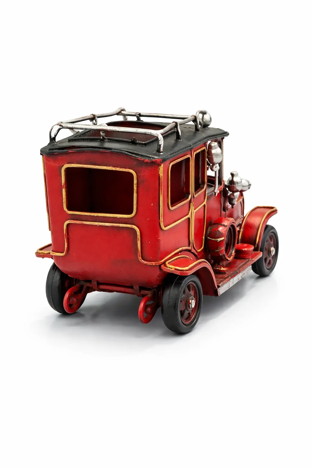 Dekoratif Metal Araba Kalemlik – Nostaljik Vintage Araba Masa Üstü Kalemlik