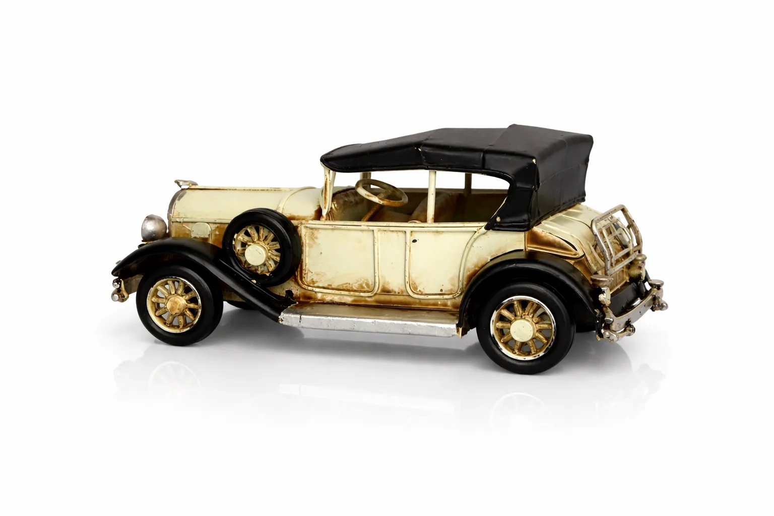 Dekoratif Metal Minik Araba – Retro Nostaljik Klasik Araba Masa & Raf Dekoru