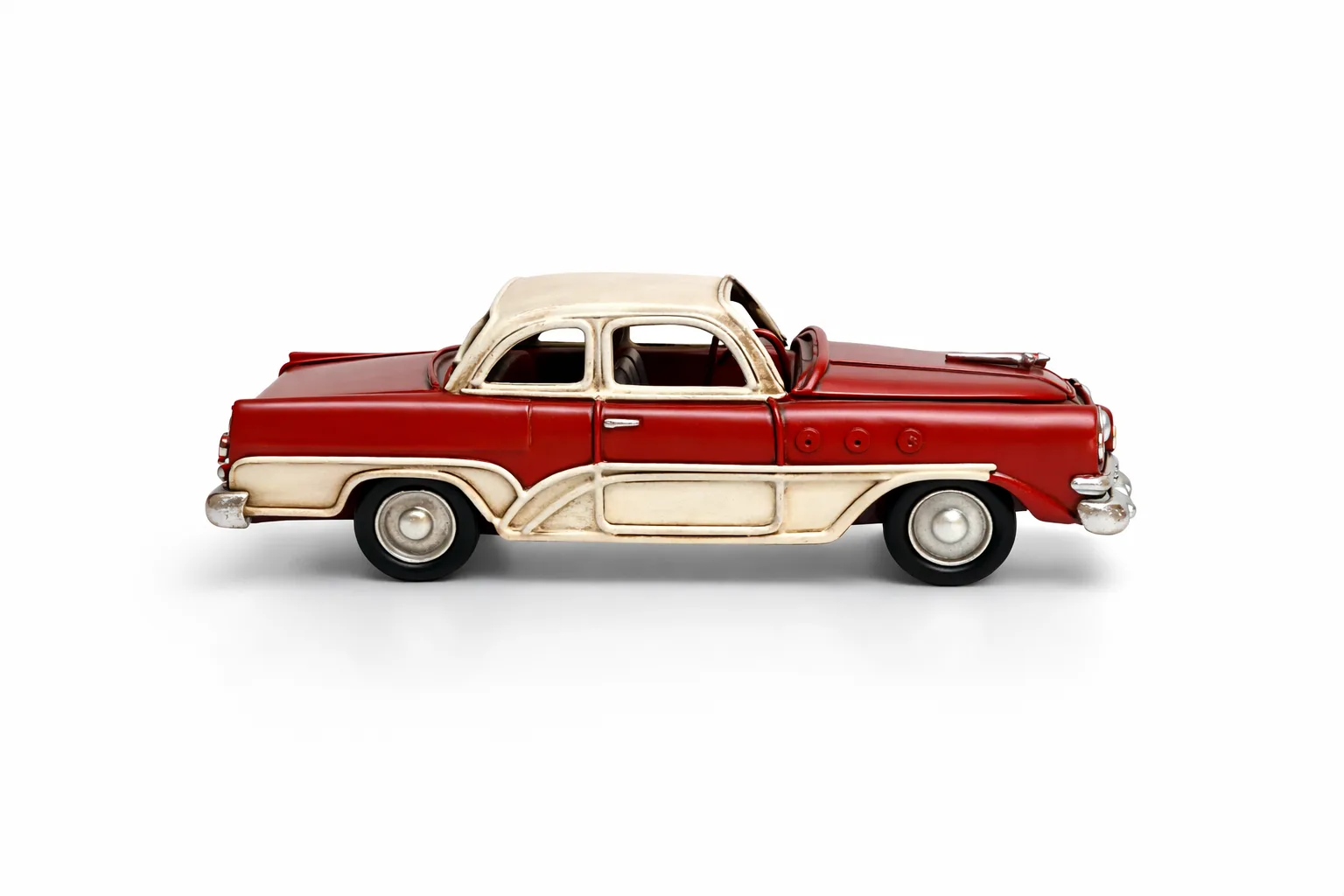 Dekoratif Metal Retro Araba Modeli – Nostaljik Masa & Ofis Dekoru