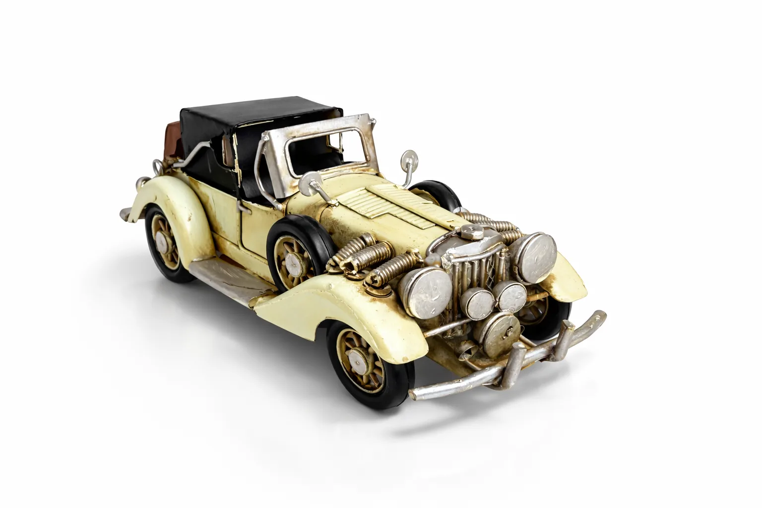 Dekoratif Metal Retro Araba Modeli – Nostaljik Metal Masa & Raf Dekoru