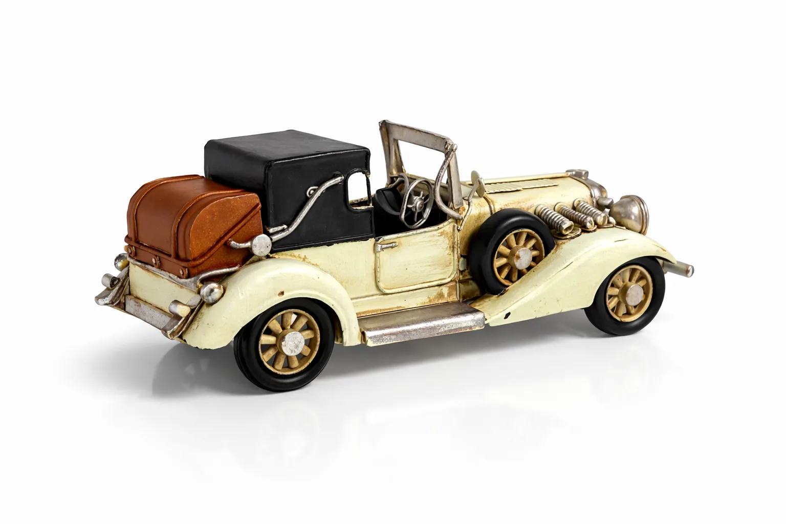 Dekoratif Metal Retro Araba Modeli – Nostaljik Metal Masa & Raf Dekoru