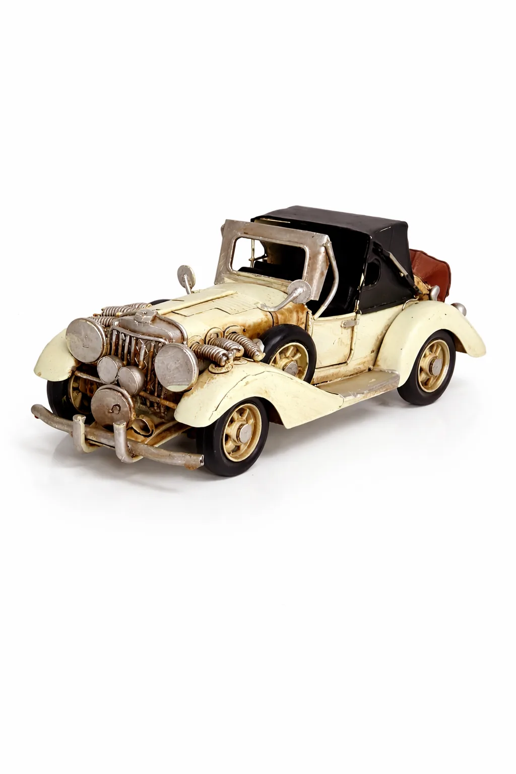 Dekoratif Metal Retro Araba Modeli – Nostaljik Metal Masa & Raf Dekoru