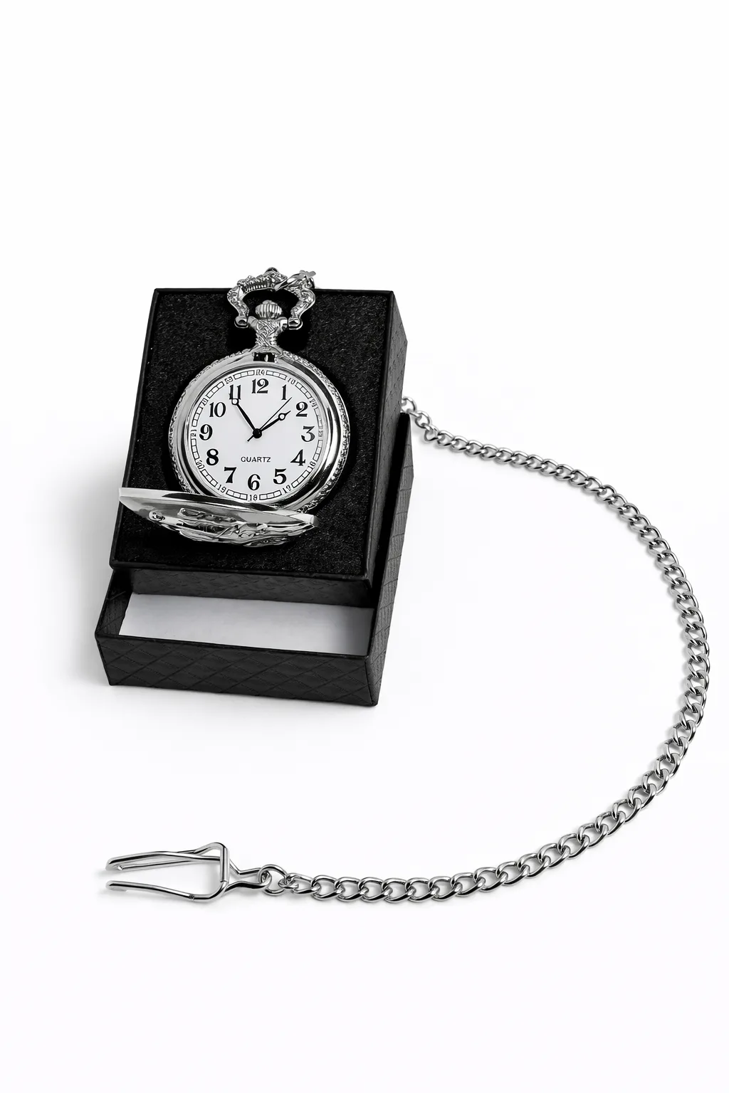 Tren Temalı Köstekli Saat