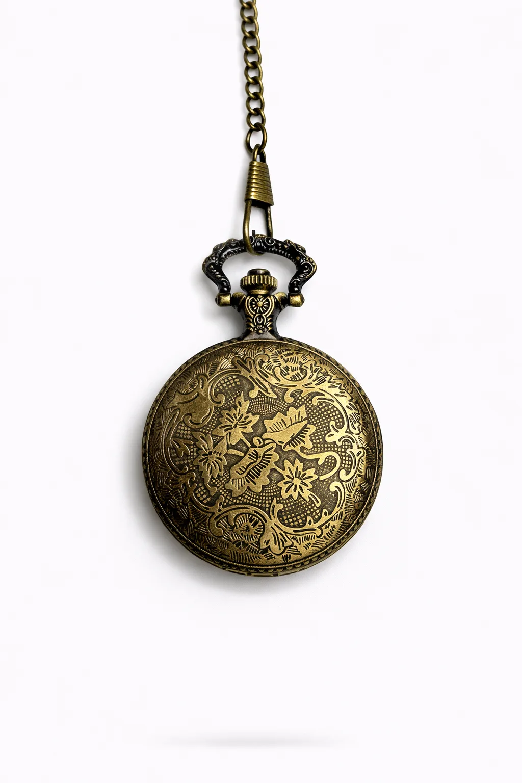 Özel Kutulu At Figürlü Köstekli Saat – Antik Bronz Klasik Tasarım