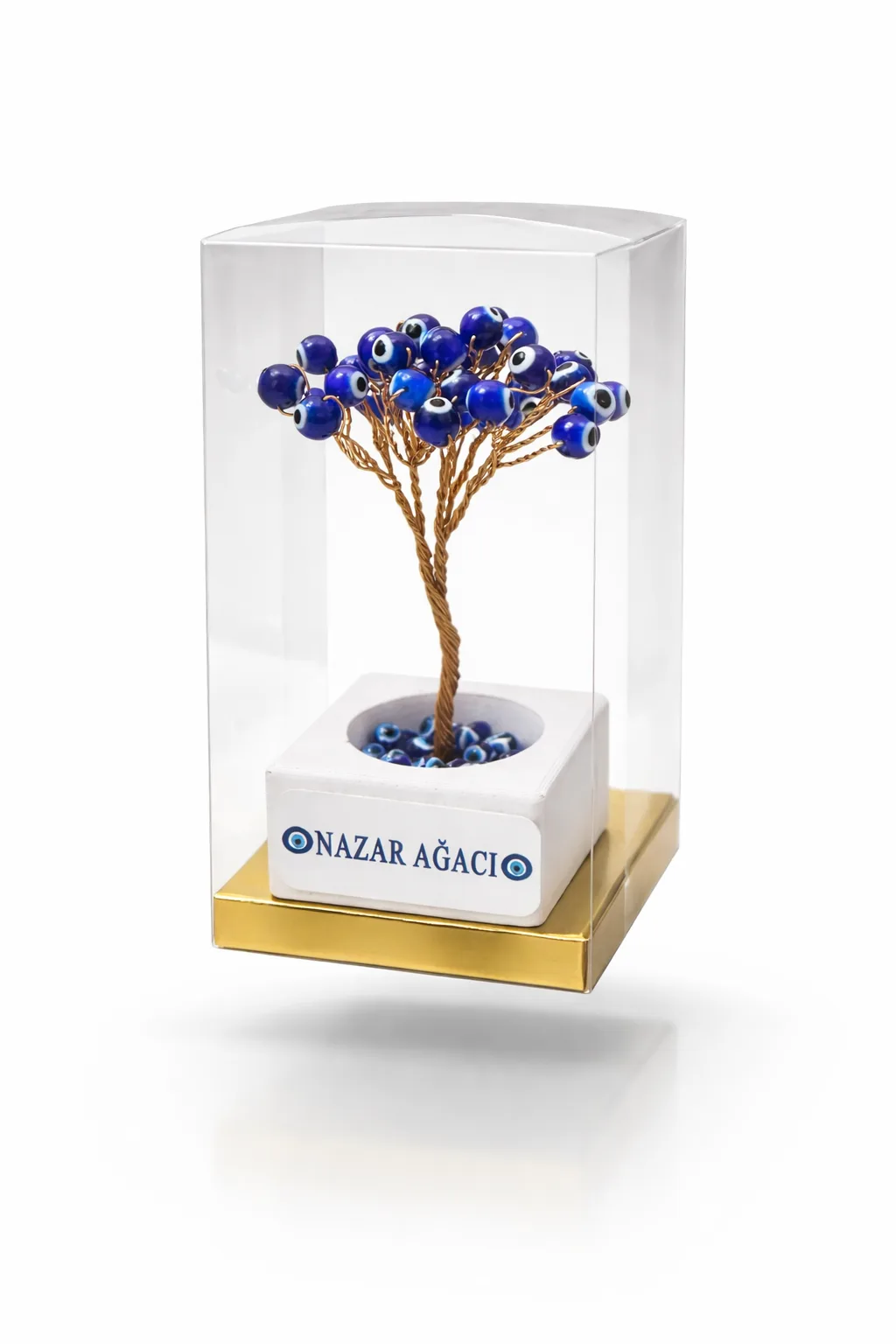 Nazar Boncuğu Enerji Ağacı – Nazar Ağacı Dekoratif Koruyucu Nazar Boncuklu Ağaç