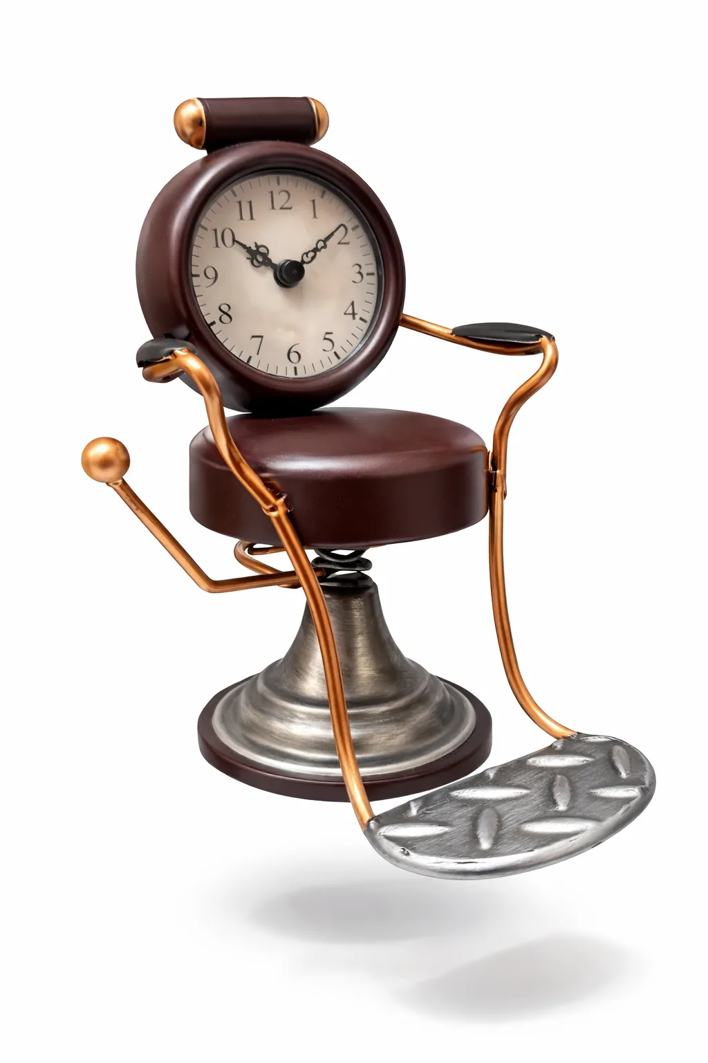 Saatli Dekoratif Sandalye – Ahşap Nostaljik Masa Saati ve Dekor Obje